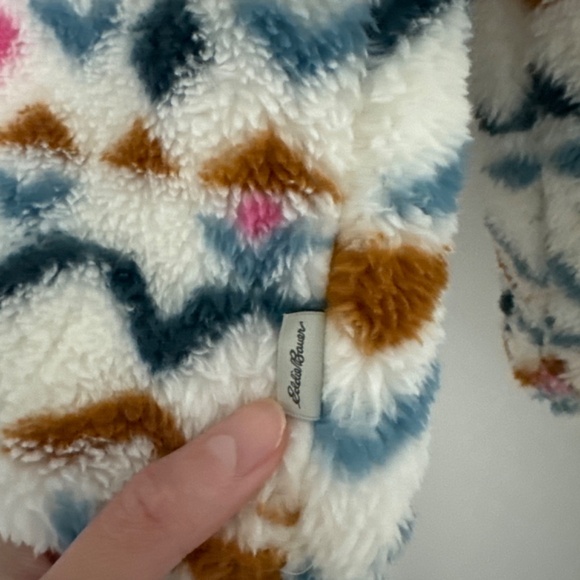 Eddie Bauer Womens Midweight Plush Quarter Zip Fleece Pullover - Picture 8 of 10